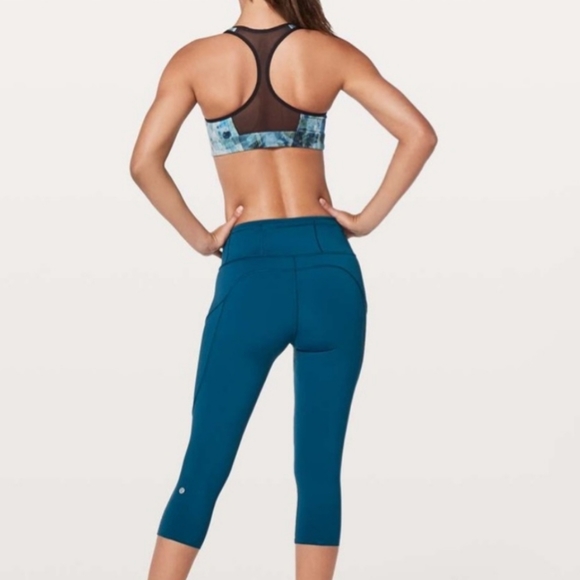 Lululemon Speed Up Bra 4 Sun dazed multi Blue - Picture 7 of 7
